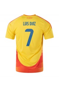 Colombia Luis Diaz #7 Fotballdrakt Hjemme Klær Copa America 2024 Korte ermer